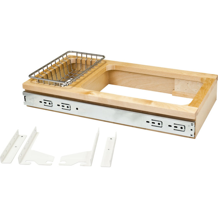 Hardware Resources 12.5 Gallon Open Under Counter Trash Can Systems | Wayfair